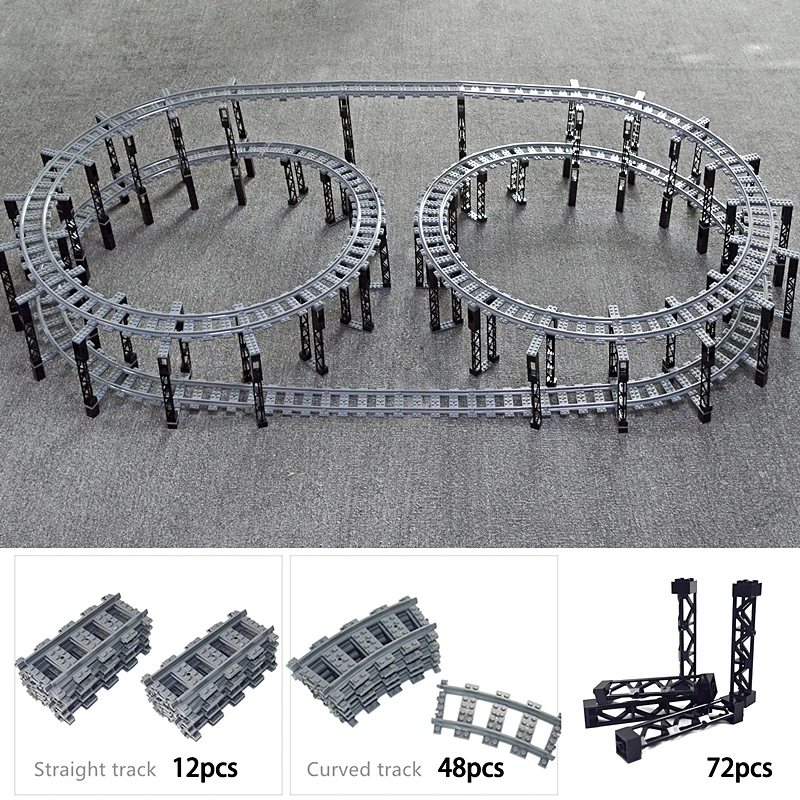 Rails Lego Duplo Hocadon 40 Piu00e8ces Rails De Blocs De Construction De La Ville Accessoires D Rails Lego Duplo Hocadon 40 Piu00e8ces Rails De Blocs De Construction De La Ville Accessoires D