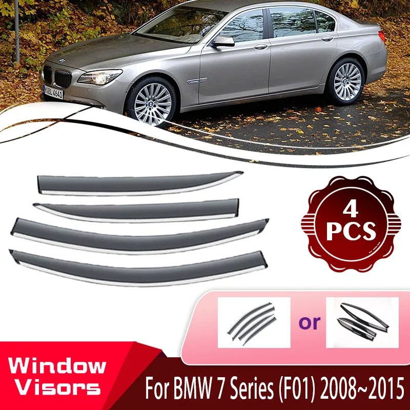 

Window Visors For BMW 7 Series F01 2008~2015 Rainproof Car Window Wind Sun Rain Visor Deflector Awnings Shelters Car Accessories