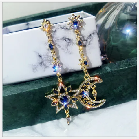 Серебряные серьги-капельки из нержавеющей стали