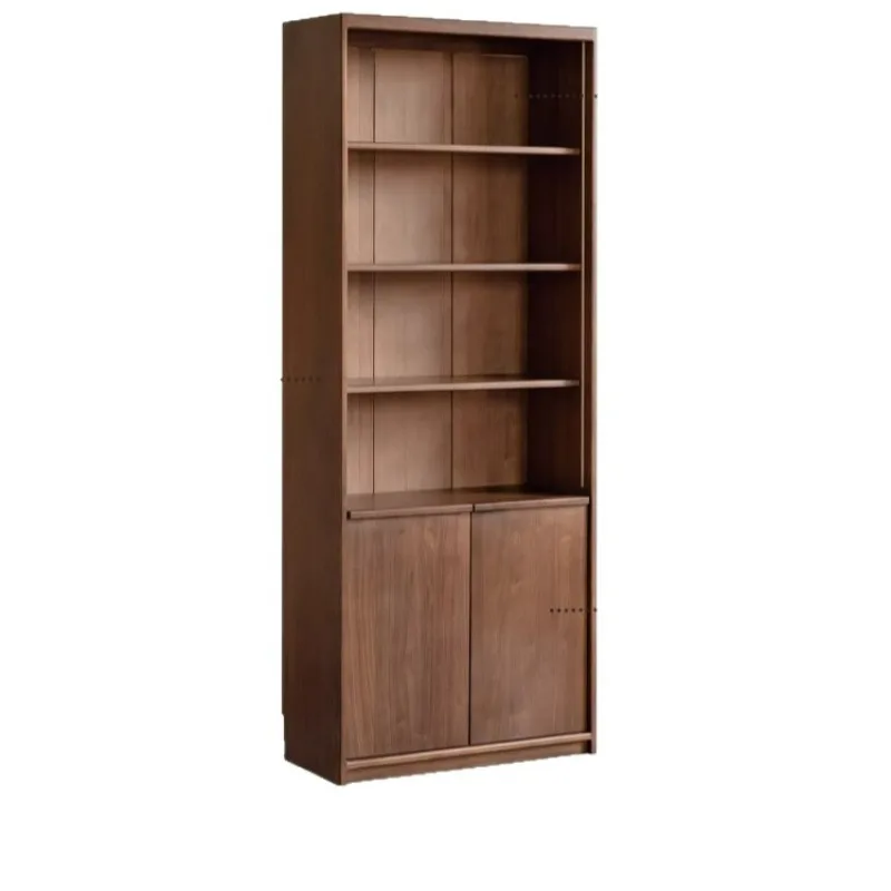 study light luxury display cabinet household storage cabinet black walnut storage cabinet modern simple furniture