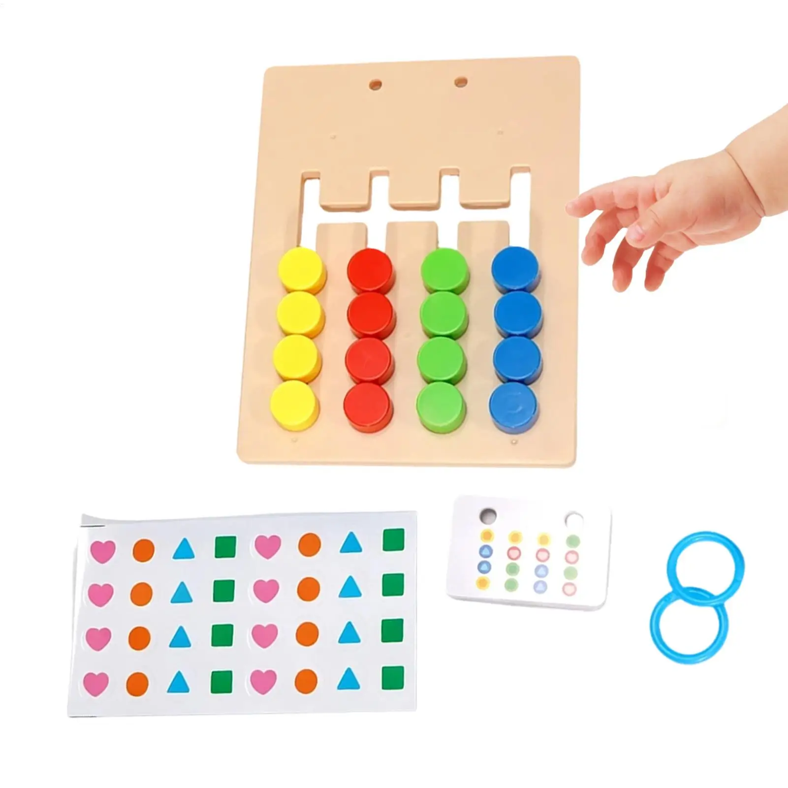 Spelling Games 2-in-1 Wooden Educational Interactive Letter Toys Kids Puzzle Math Games For Kids Aged 4-8 Classroom Preschool