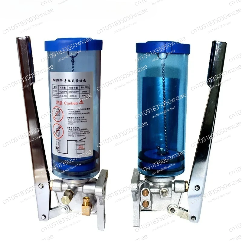 

Manual grease lubricated butter pump oil injector numerical control machine tool punch hand pressure oil filling pot LSG-800cc