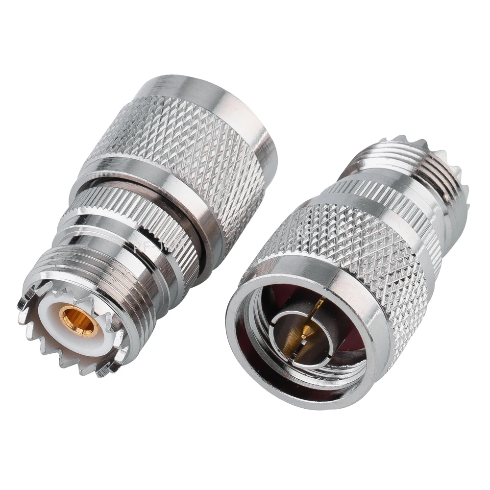 1pcs Connector Adapter PL259 SO239 UHF to N / UHF/BNC / SMA Male Plug & Female Jack Straight RF Coaxial Converter adapter