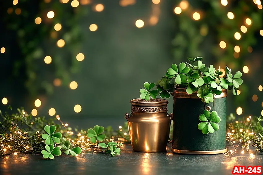 パトリックの日の写真の背景,きらびやかなボケグリーンクローバー,ラッキーアイリッシュシャムロック,誕生日パーティー