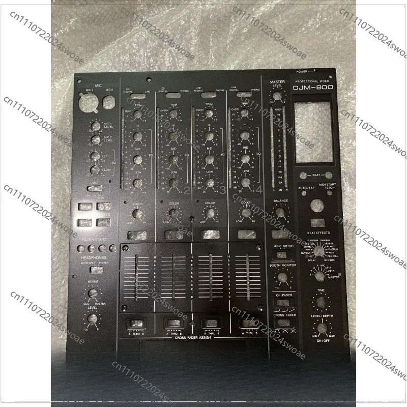 For Panel Mixer DJ Player Black Iron Plate Fader Board Large Medium