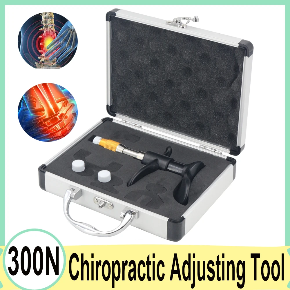 

300N Portable Chiropractic Adjusting Tool Therapy Body Muscle Massage Equipment Spine Correction Manual Adjustable Gun