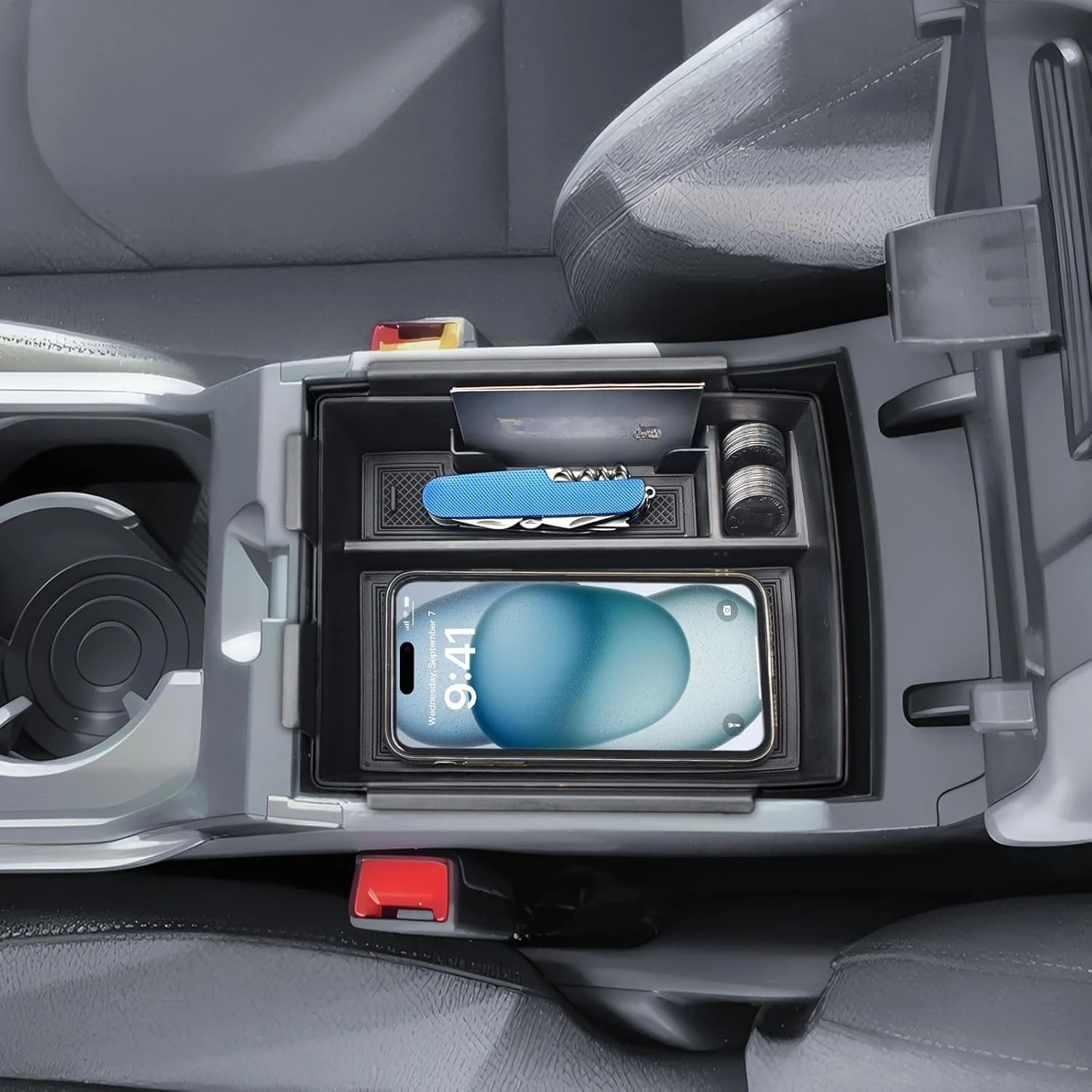 

Kptidy Fit 2025 K4 Dual Layer Center Console Organizer Tray Accessories Secondary Armrest Storage Box Double Layer Insert Tray