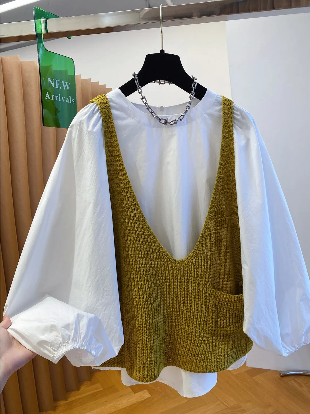 Conjunto de Dos Piezas de Ceco de Punto Premium y Csa Hoada, Moda Femenina para Principios de Otoño, Atuendo Cómodo d...