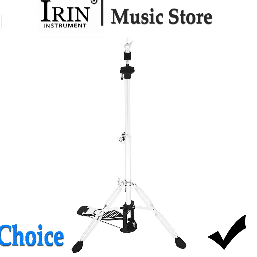 IRIN Hi-Hat Triangle Support Bracket Height Adjustable Cymbals Rack Professional Cymbal Stand Rack for Studio & Stage Use