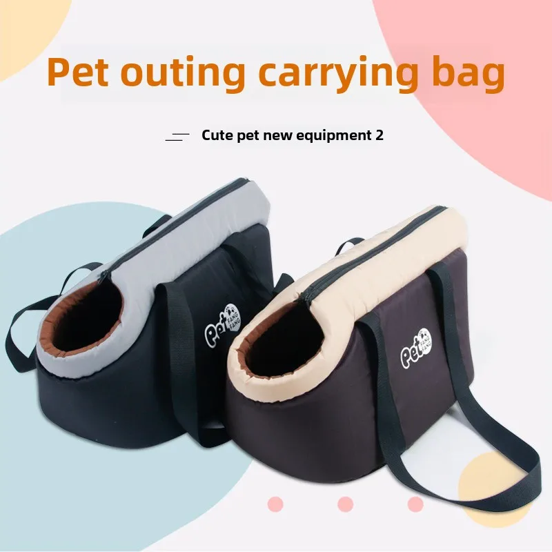 Pet bag portable one shoulder pet  handbag foldable new dog cat bag