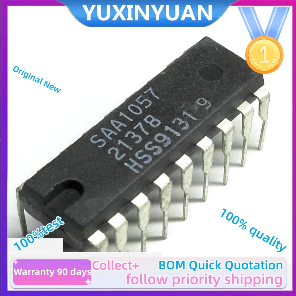 5pcs/lot  SAA1057 DIP-18 st1057 Radio tuning PLL frequency synthesizer integrated circuit IC chip IC in Stock 100%test 