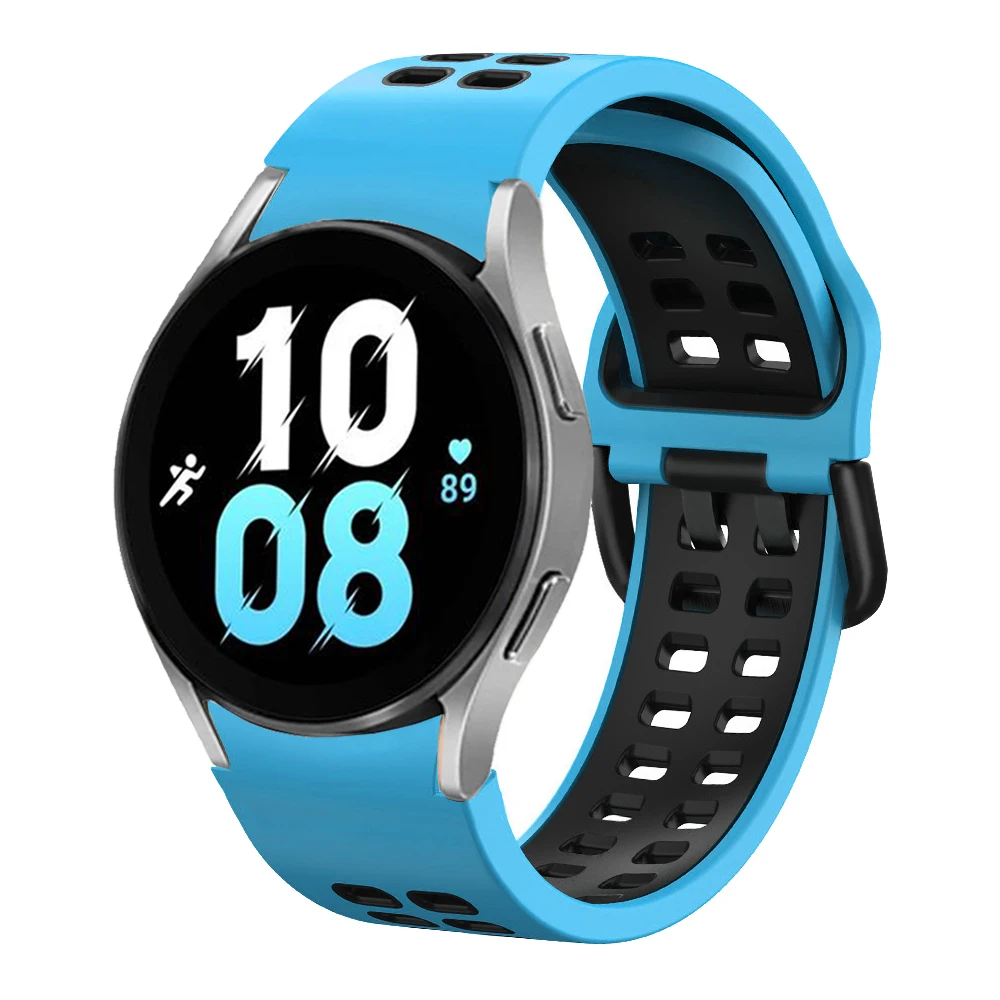 Sport Silicone Wristband Strap For Samsung Galaxy Watch 5 Pro 45mm/Watch 4 44mm 40mm/Classic 46mm 42mm Replacement Band Bracelet