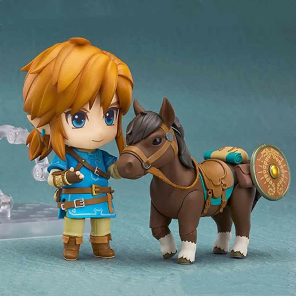 Figura de anime Zelda Link 733 DX PVC Action Figure A Lenda Brinquedos de desenho animado para crianças Coletor de 10 cm