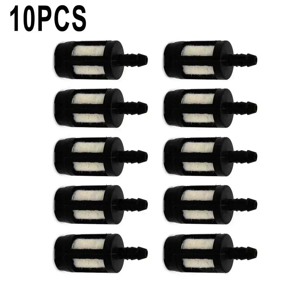 

Set of 10 General Fuel Filters Works with Garden Machinery including Grass Trimmers and Chainsaws 1/8 ID Specs