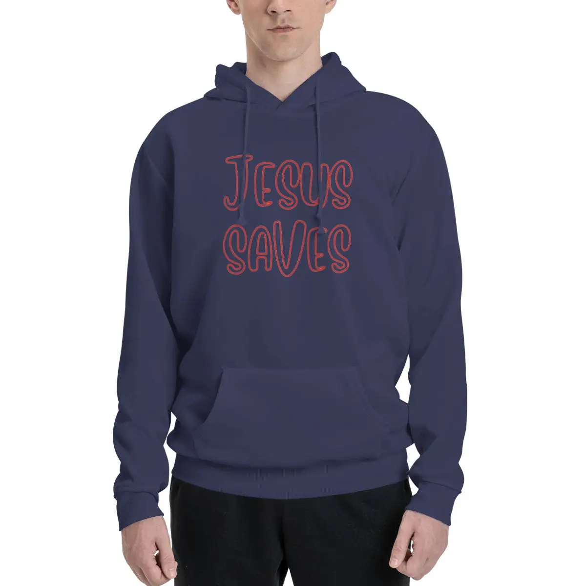 Jesus Saves Hoodies Men's Women Casual Pullover Sweatshirt Hip Hop Long Sleeve Clothing Autumn Winter