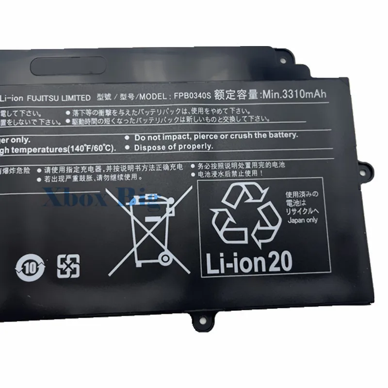 14.4V 50WH 3310mAh FPB0340S بطارية الكمبيوتر المحمول لفوجيتسو FPCBP536 LifeBook U937 U938 U939 U939X CP 737634 -01