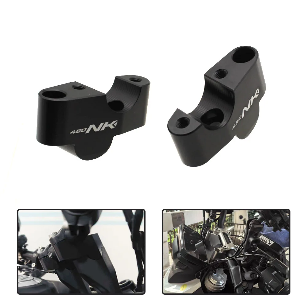 For CFMOTO 450NK 450 NK CF450 2023 2024- Handlebar Risers Up Motorcycle Accessories Clamp Mount Handle Bar Riser Move Back Parts