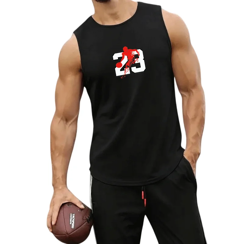 

Gym Tank Tops Men Running Vests Fitness Clothing Mens Bodybuilding Stringer Tanktop Summer Sports Clothing