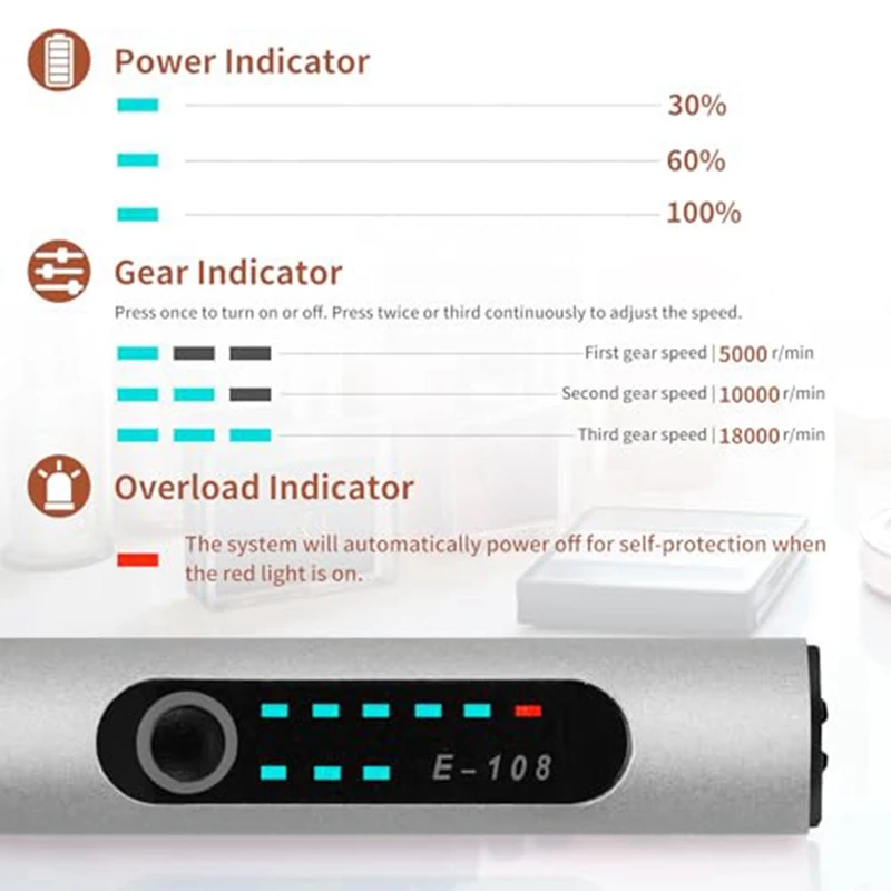 Penna per incisione AA86 con 37 bit, strumento per incisione senza fili ricaricabile tramite USB, incisore rotativo portatile fai-da-te