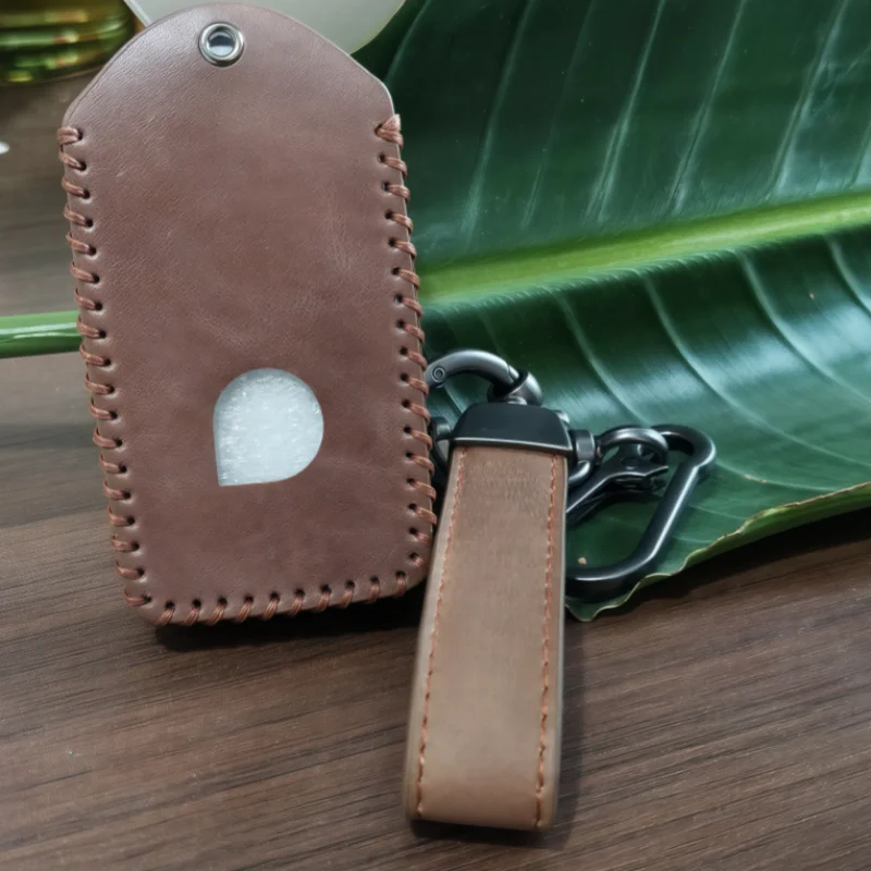 

Oli Leather Car Key Case Cover for Volvo S60 S90 XC40 XC60 XC90 V60 V90 Polestar 1 Polestar 2 Accessories