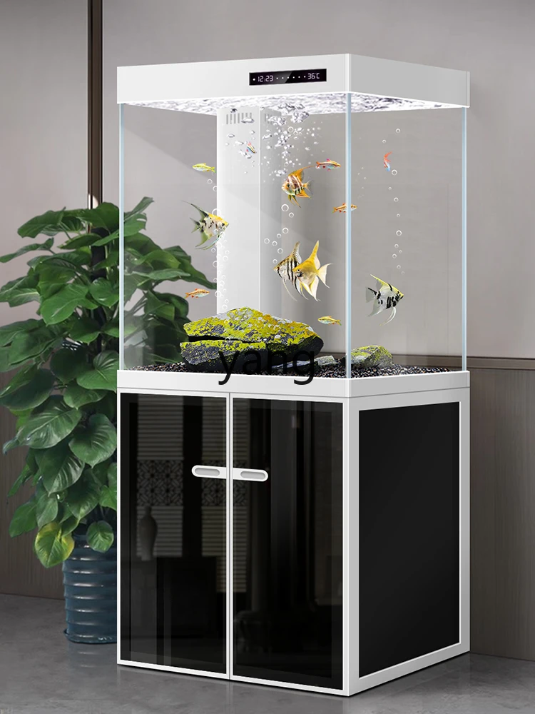 L'm'm New Smart Care-Free Small and Medium Ecological Aquarium Super White Glass