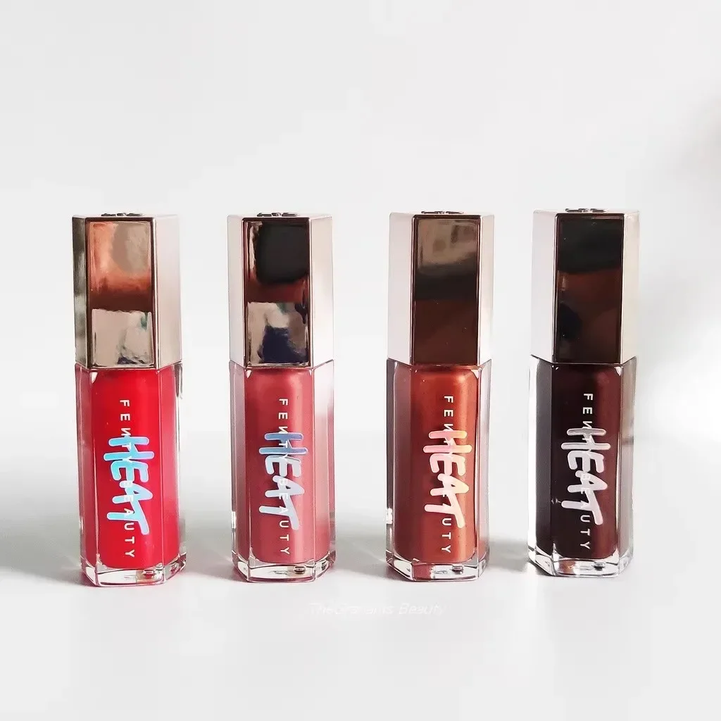FB Gloss Dream Cream Heat High Shine Lip Gloss Glitter Idratante Paffuta Rossetto liquido a lunga durata 9ml Diamond Sexy Girl
