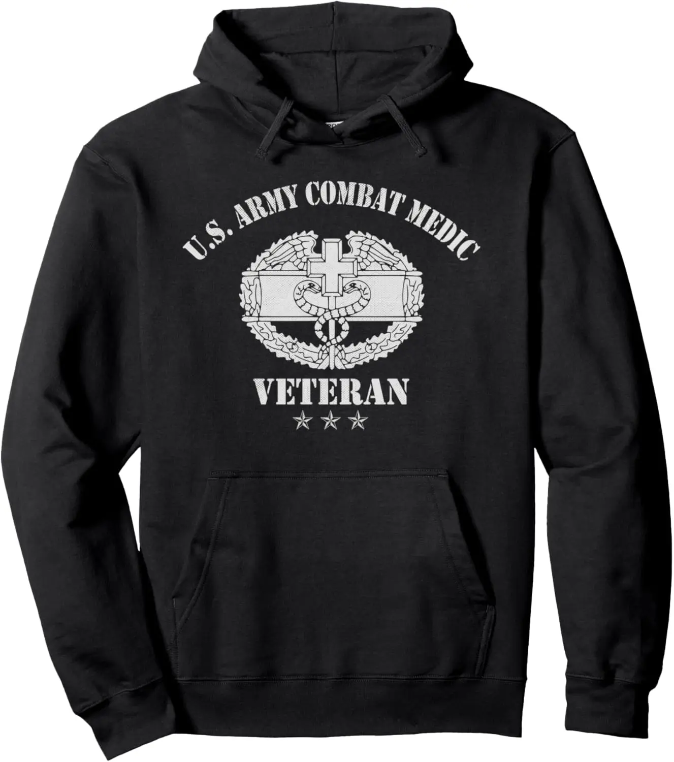 

U.S Army Combat Medic Veteran Medical Military Flag Vintage Pullover Hoodie