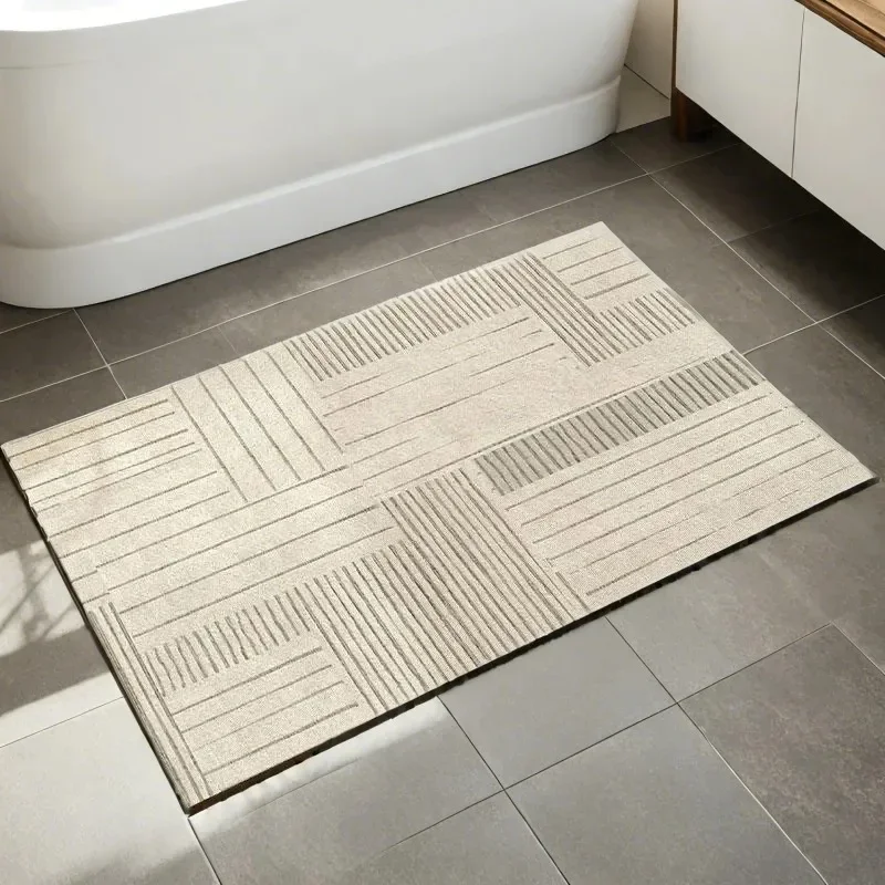 Bathroom Floor Mat Toilet Diatomaceous Earth Absorbent Mat Bathroom Entrance Carpet Non Slip Foot Mat 40x60cm 60x90cm