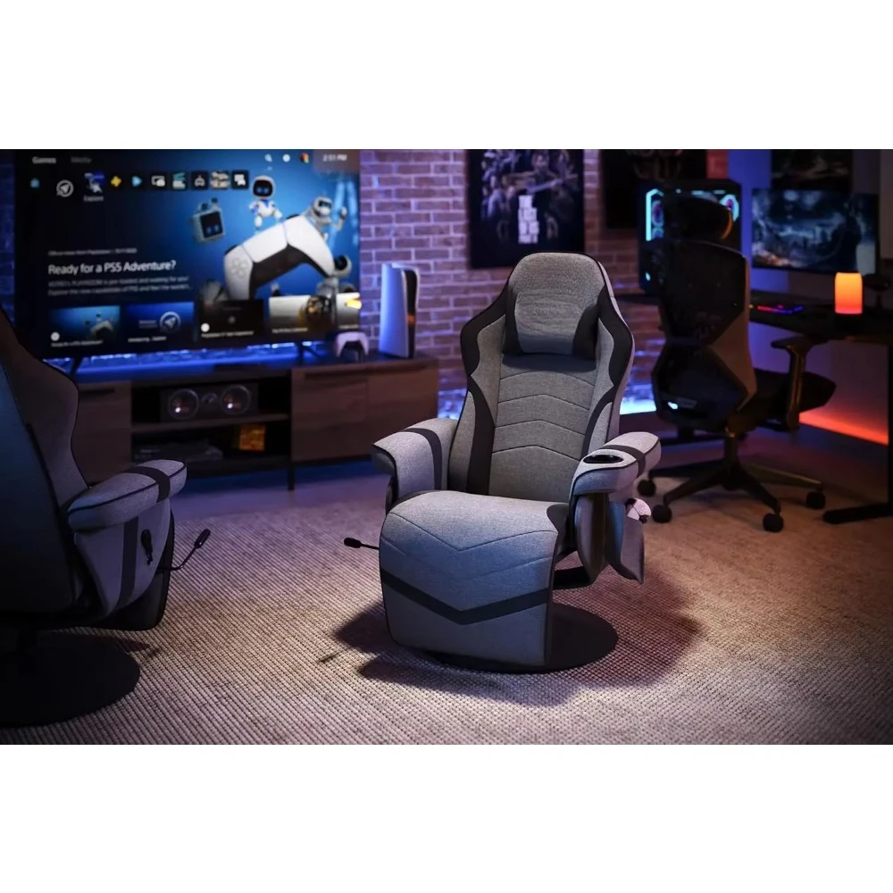 Christmas.900 Gaming Recliner - Video Games Console Recliner Chair, Computer Recliner, Adjustable Leg Rest and Recline, Recliner