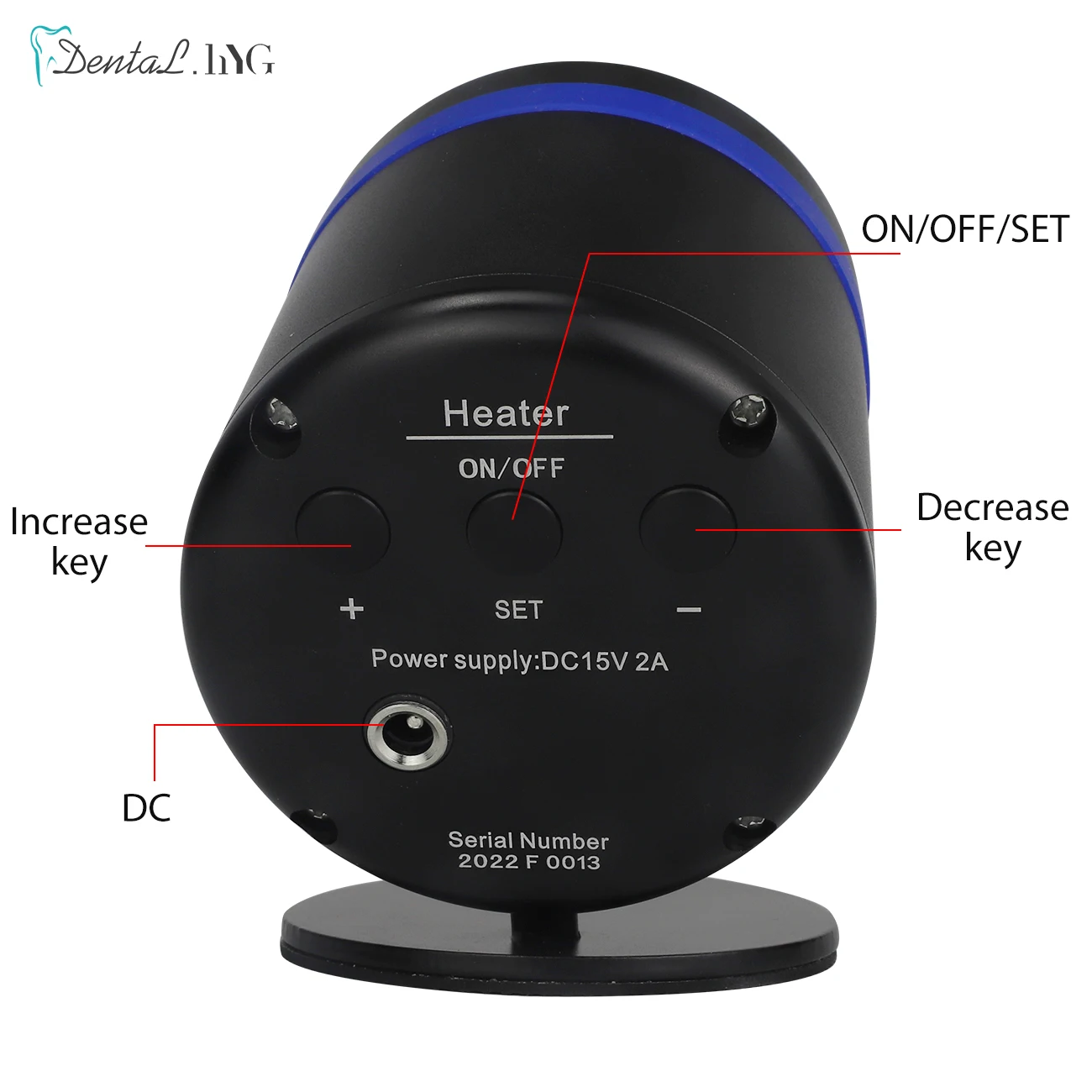 Dental AR Heater Composite Resin Heating Heater With Display Screen Dentist Material Warmer Equipment US or EU Plug