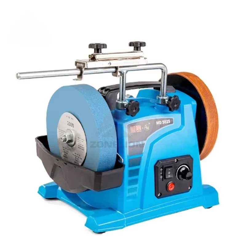 Desktop Electric Knife Grinder Household 6 Inch Knife Sharpener Woodworking Tools Low-speed Water-cooled Sharpener Machine