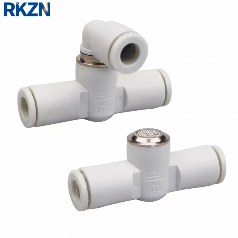 Pneumatic Quick Exhaust Valve Built-in Muffler AQ240F-04-04 AQ340F-06-06 Rapid Exhaust Valve For Pneumatic Cylinder