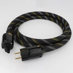 XLO REFERENCE2 TYPE10A HiFi Audio AC Power Kabel UE/USA Audiofilski przewód zasilający C7 IEC Female Figure 8 Przewód zasilający