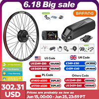 Bafang 500W EBike Kit Rear Drive Wheel Hub Motor Electric Bike Brushless Motor Bicycle Conversion Kit 20Ah 17.5Ah 13Ah Battery