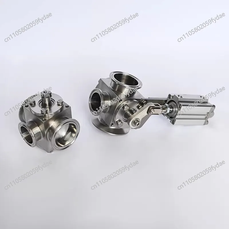 วาล์วโรตารี่สามทางแบบนิวเมติกสำหรับเครื่องบรรจุ, วาล์วโรตารี่สำหรับเครื่องบรรจุ, อุปกรณ์วาล์วท่อสำหรับเครื่องบรรจุ