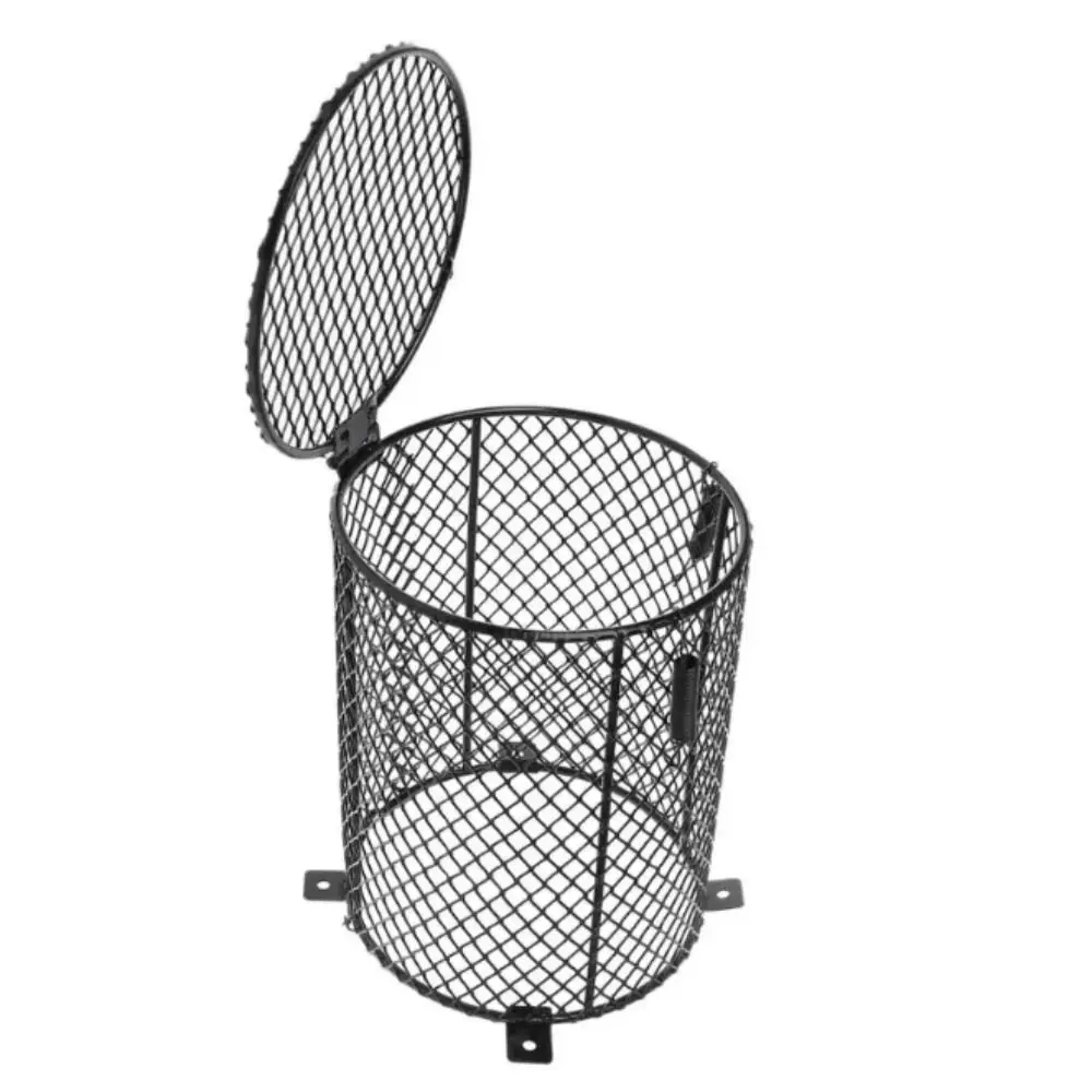 

Metal Mesh Heater Guard Round and Square Shape Iron Mesh Cover Heating Bulb Lamp Enclosure 4 Screws Cylinder and Square