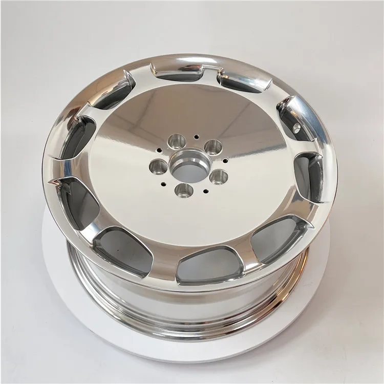 Personalize rodas de liga de alumínio forjada de 2 peças 14-24 Polegada cromo polonês vários tamanhos 20mm 25mm 30mm 40mm compatível 5x120 novo