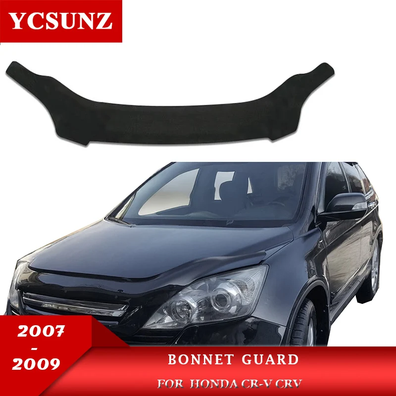 

Bonnet Guards Accessories For Honda CRV CR-V 2007 2008 2009 Front Hood Protector Bug Shield Car Styling YCSUNZ