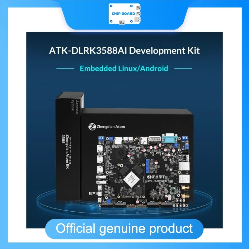 

Комплект разработчика ALIENTEK RK3588, Rockchip RK3588 AI Linux Embedded ARM SOM, Cortex-A76/A55, DDR4X 4/8/16 ГБ, eMMC 32/64/128 ГБ, BTB