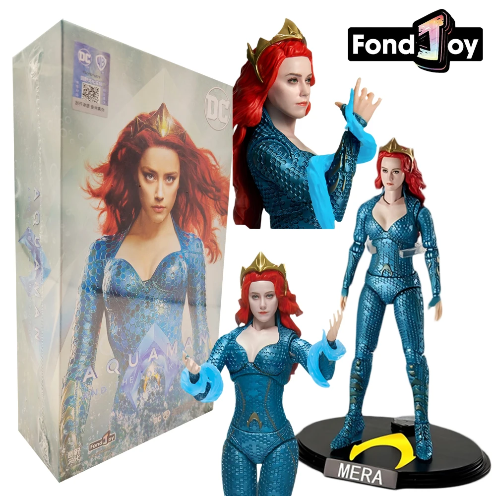 

Original FONDJOY Aquaman and The Lost Kingdom 1/9 Scale Action Figures Exquisite Mera Desktop Ornament Collectible Gift for Boys