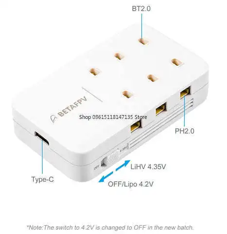 BETAFPV 1S Battery Charger BT2.0 PH2.0 Lipo LiHV Board FPV Drone Parts Electronic Accessory Hardware Replacement Tool Case Item view 3
