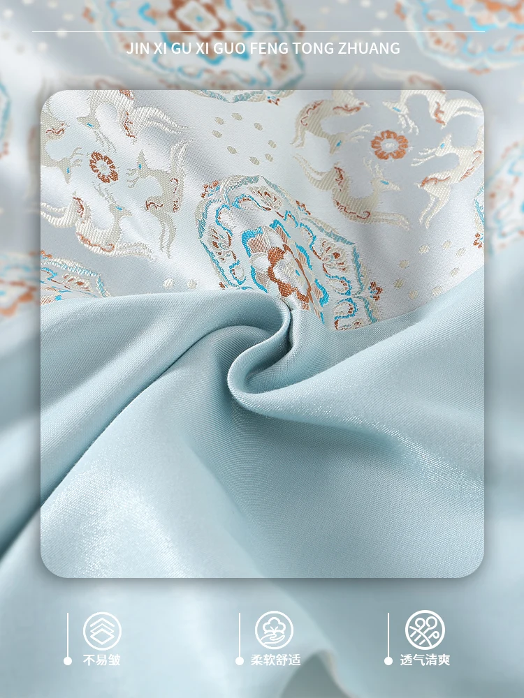 بدلة هانفو تانغ للأطفال ، ملابس تانغ للأولاد الصغار ، طراز صيني جديد ، خريف ، جديد