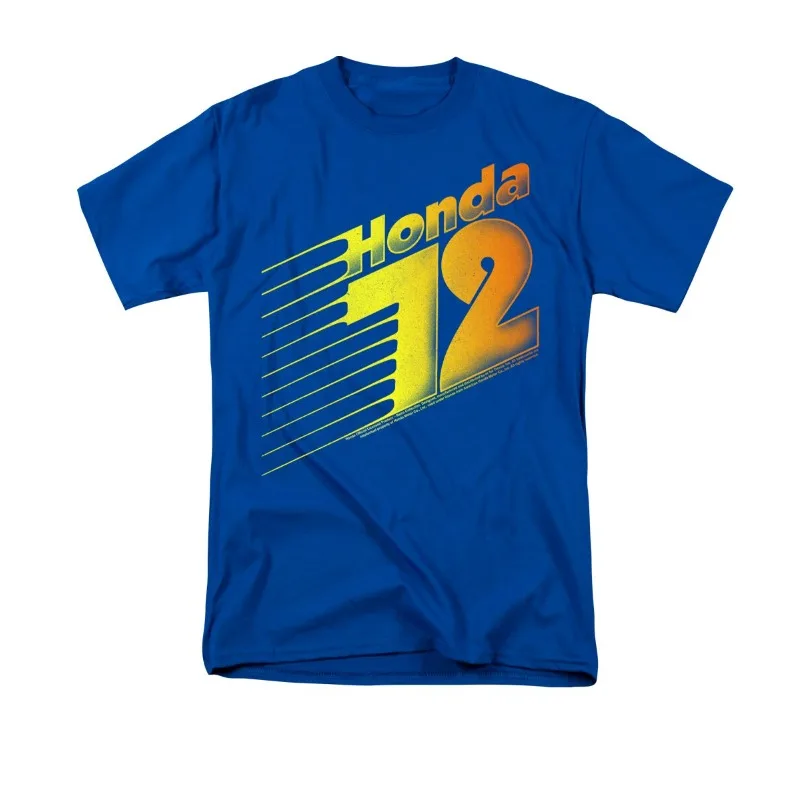 

Honda Men's and Women's T-shirt Summer Racing Motorcycle Riding Off-road Enthusiasts Short-sleeved Good Ol 72 Trendy Top