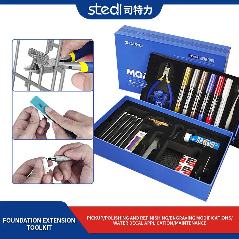 stedi-–-ensemble-d'extension-pour-debutant-ciseaux-d'assemblage-de-modeles-taille-crayon-stylo-marqueur-baton-de-poncage-combine