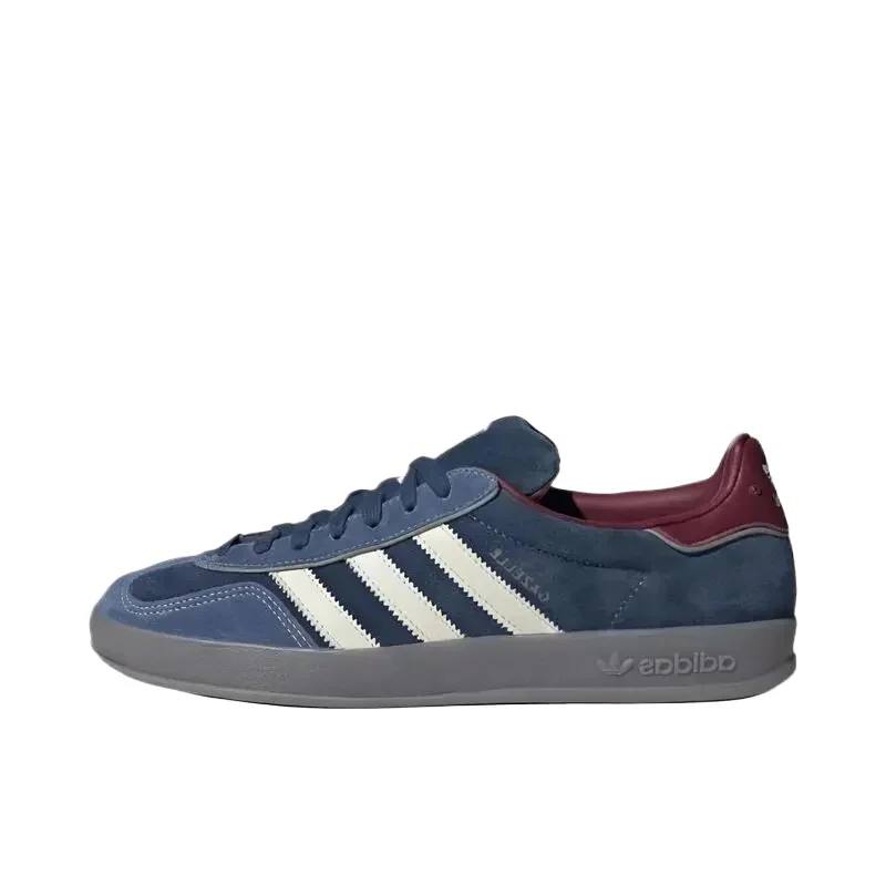 

Adidas Originals Gazelle Крытый темно-синий цвет Износостойкие женские и мужские низкие кроссовки для скейтбординга в немецком стиле