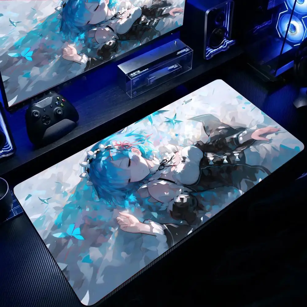 Rem Mouse Pad Mousepad, großes Gaming-Mauspad, LockEdge, verdickte Tischunterlage für Computer, Tastatur, Schreibtisch