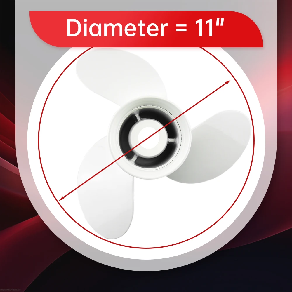 69W-45943-00 Marine Propeller 11X15 For Yamaha 40 48 50 60 hp Aluminum Alloy Screw boat accessories Outboard Motor