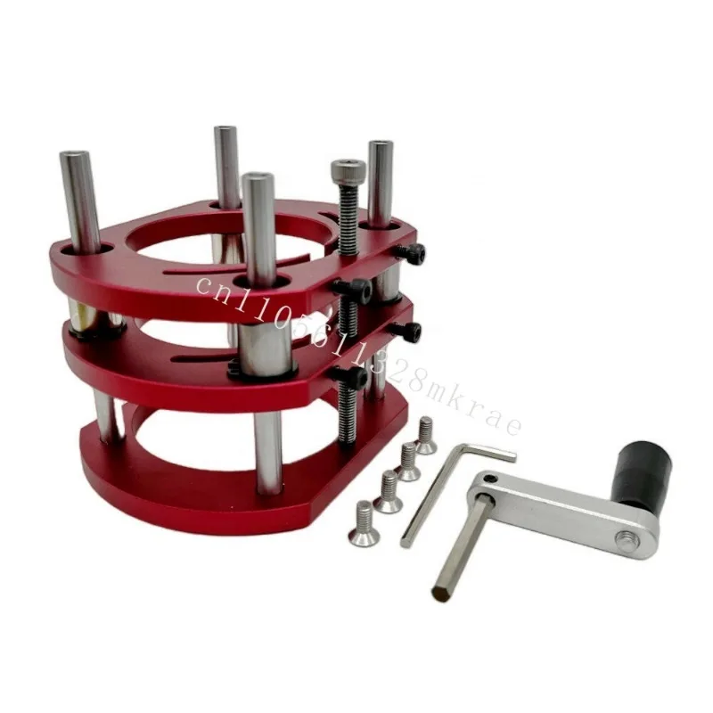 

New Base Timber Workbench Trimmer Tool Router Lift for 65mm Motor Router Woodworking Router Workbench Insert Board Lift