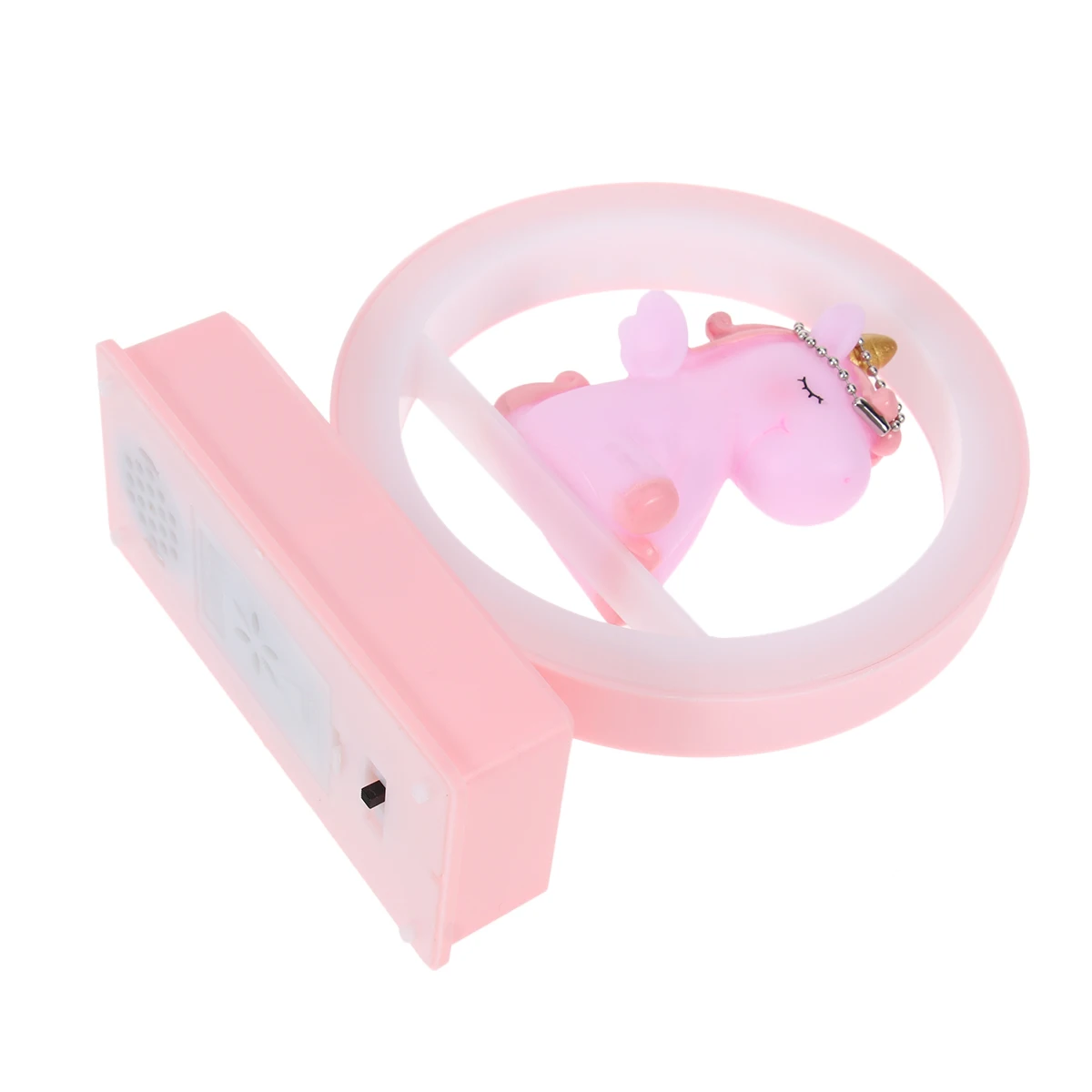 

Creative Music Night Light Powered Unicorn Resin Night Lamp Bedroom Party Decoration Desk Decor Gift Pink Color