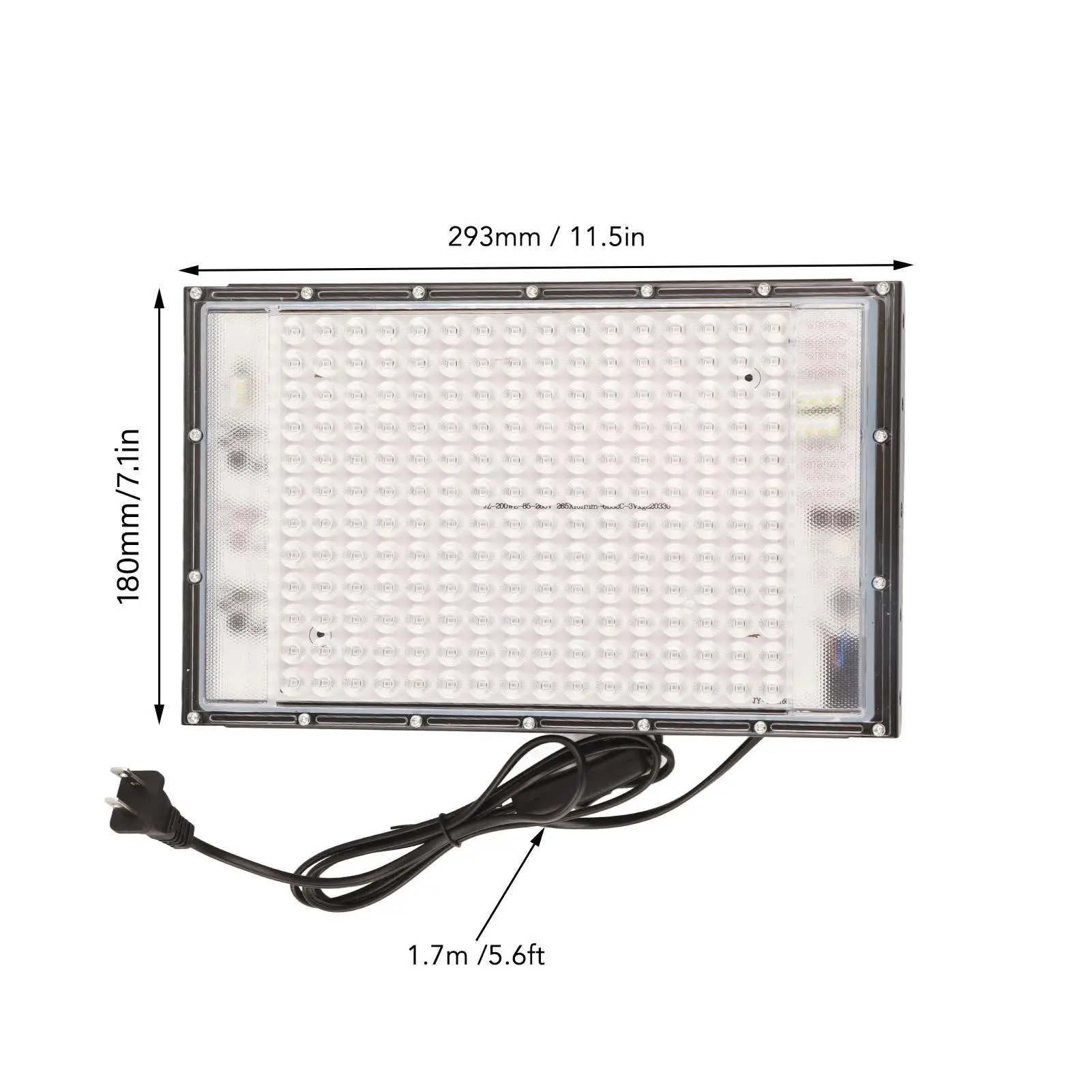 Imagem -03 - Lâmpada de Bronzeamento Azul Completa Portátil 192 Leds 480nm 100w para Rosto e Corpo ac 85265v